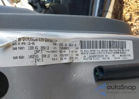 2007 Jeep Grand Cherokee Laredo из США, поврежденный, VIN 1J8HS48P87C591279